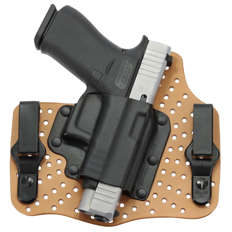 Galco KA228 KingTuk Air IWB Natural KydexLeather UniClipStealth Clip Fits Glock 202123 Gen52930 Right Hand