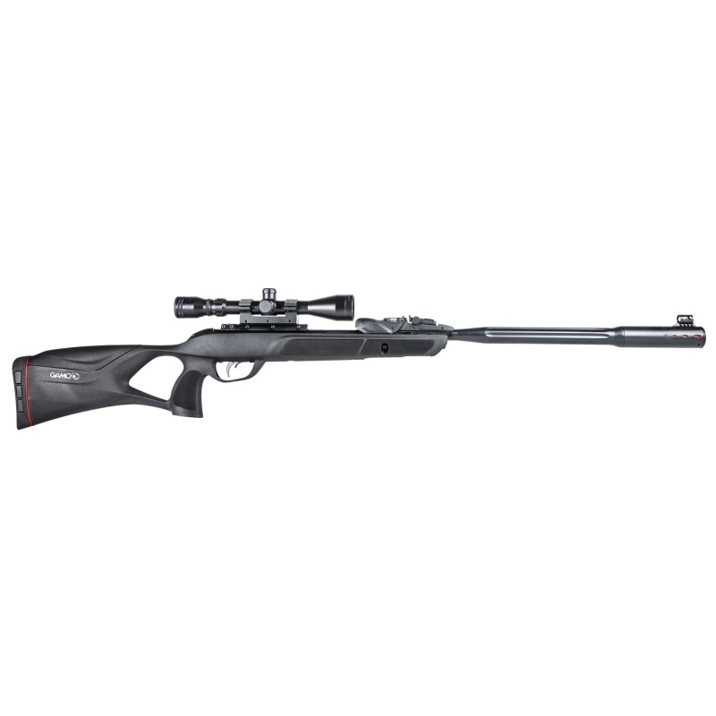 Gamo 6110063354 Swarm Fusion 10X Gen 3 Gas Piston 177 10rd Shot Black Black Fluted Steel Barrel Black Receiver Black All Weather