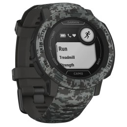 Garmin 0100262613 Instinct 2 Standard Edition GPSSmart Features 32MB Memory Graphite Camo Size 45mm Compatible w iPhoneAndroid