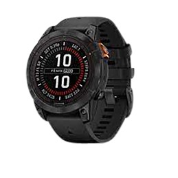 Garmin 0100277710 Fenix 7 Pro Solar Edition GPSSmart Features 32GB Memory Slate Gray Band Size 47mm Compatible w iPhoneAndroid