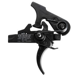 Geissele Automatics 05101 SSA  TwoStage Curved Trigger with 4.254.75 lbs Draw Weight  Black Oxide Finish for ARPlatform