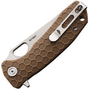 Medium Leaf Linerlock Tan