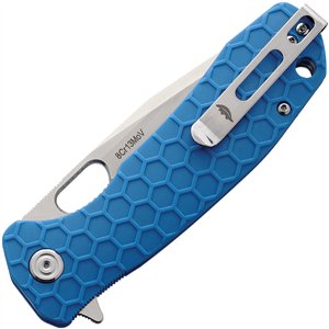 Large Linerlock Tanto Blue