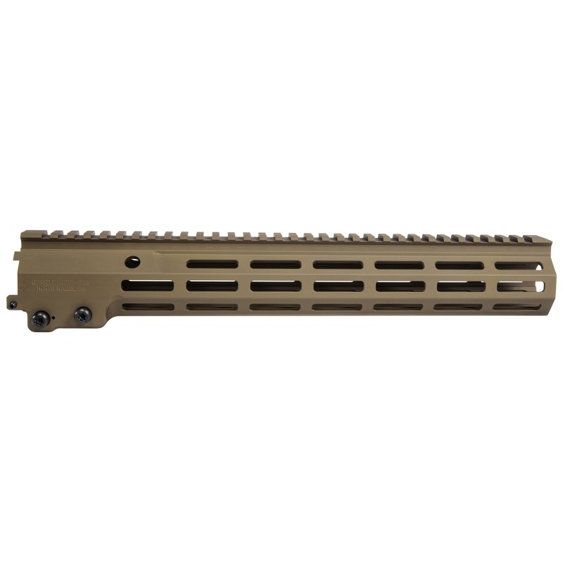 Geissele Automatics 05650S Super Modular Rail MK16 13.50 MLOK Desert Dirt Aluminum for AR Platform Barrel Nut Included