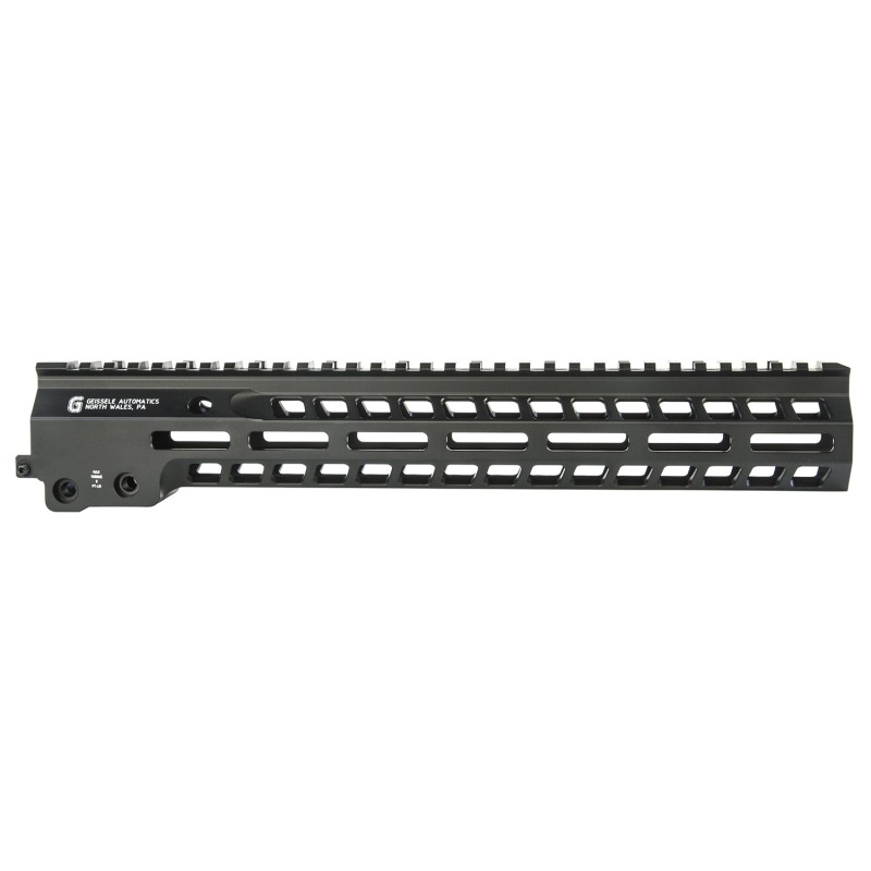 Geissele Automatics 05573B Super Modular Rail MK14 13.50 MLOK Black Aluminum for AR Platform Barrel Nut Included