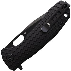 Large Linerlock Tanto Black