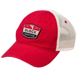 Glock AP95927 Trucker  RedCream Relaxed Fit Glock Patch