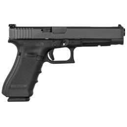 Glock UG4130101MOS G41 Gen4 Competition MOS 45 ACP 101 5.31 Steel Barrel Matte Black Serrated wMOS Cuts Steel Slide Black Polyme