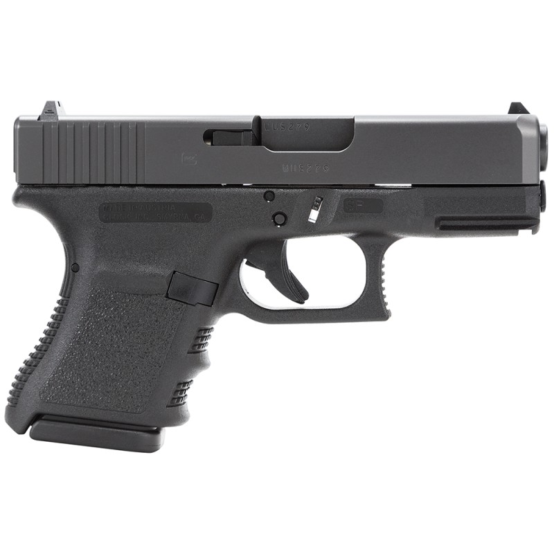 Glock PF2950201 G29 Short Frame 10mm Auto  3.78 Barrel 101  Black Frame  Slide Finger Grooved Rough Texture Grip Safe Action Tri