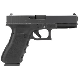 Glock PI2250201 G22 Gen3  CA Compliant 40 SW  4.49 Barrel 101 Black  Frame  Slide Finger Grooved Rough Texture Polymer Grip Safe