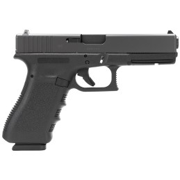 Glock PI3150201 G31 Gen3 357 Sig 101 4.49 Barrel Black  Frame  Slide Finger Grooved Rough Texture Grip Safe Action Trigger