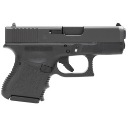 Glock PI3350201 G33 Gen3 SubCompact 357 Sig 91 3.43 Black Polygonal Rifled Barrel Matte Black Serrated Slide Black Polymer Frame