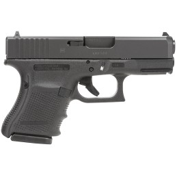 Glock PG2950201 G29 Gen4 Subcompact 10mm Auto  3.78 Barrel 101  Black Frame  Steel Slide Finger Grooved Rough Texture Grip Modul