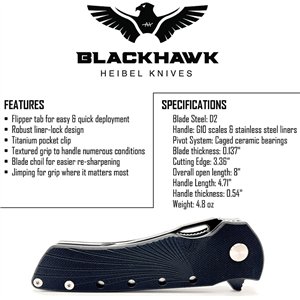 Blackhawk Linerlock Black