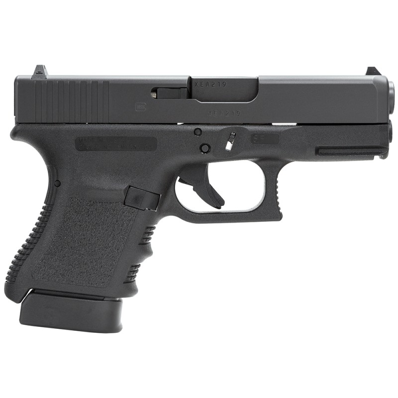 Glock PH3050201 G30S SubCompact 45 ACP 101 3.78 Hammer Forged Barrel Matte Black Serrated Steel Slide Black Polymer Frame wPicat