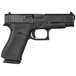 Glock PA4850201 G48 Gen5 Slim Compact 9mm Luger 101 4.17 Black GMB Barrel Black nDLC Serrated Slide Black Polymer Frame wBeavert