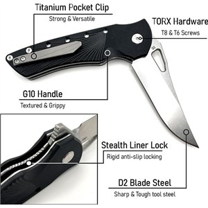 Blackhawk Linerlock Black