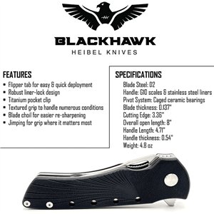 Blackhawk Linerlock Black