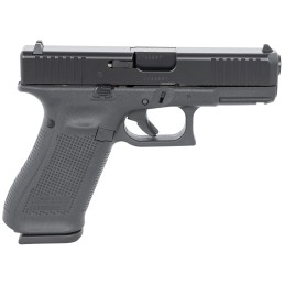 Glock UA455S203 G45  9mm Luger 171 4.02 GMB Barrel Black nDLC Serrated Slide Black Polymer Frame wAccessory Rail Black Textured 