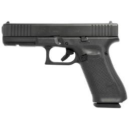 Glock G17517US G17 Gen5 9mm Luger  4.49 Glock Marksman Barrel 171 Black Frame  nDLC Slide Rough Texture Modular Backstrap Ambide