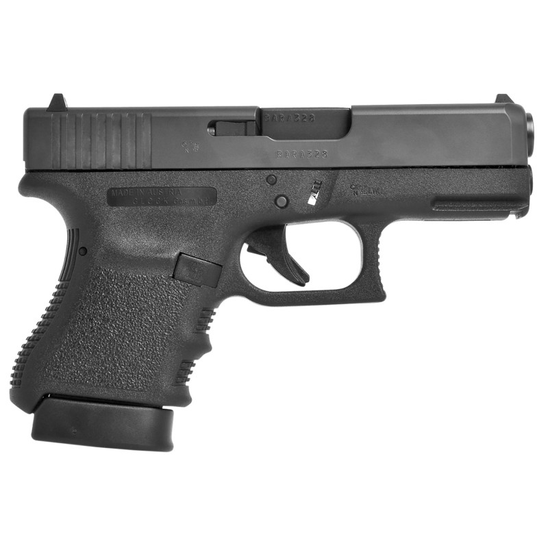 Glock UI3650201FGR G36 SubCompact 45 ACP 61 3.78 Hammer Forged Barrel Matte Black Serrated Steel Slide Black Polymer Frame wPica