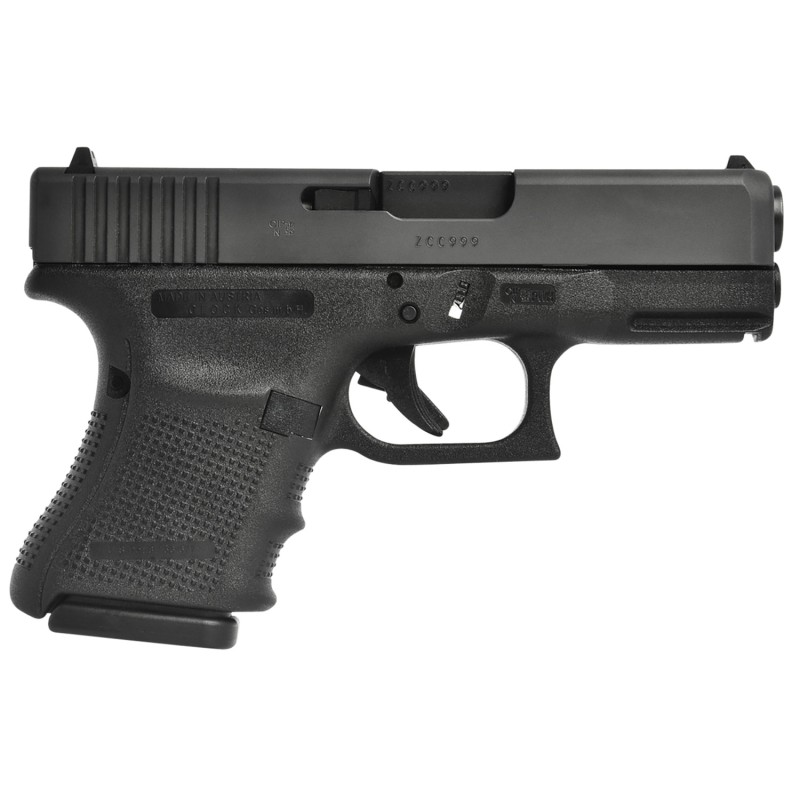 Glock UG2950201 G29 Gen4 Subcompact 10mm Auto  3.78 Barrel 101 Black Frame  Slide Modular  Backstrap Reversible Mag. Catch Safe 