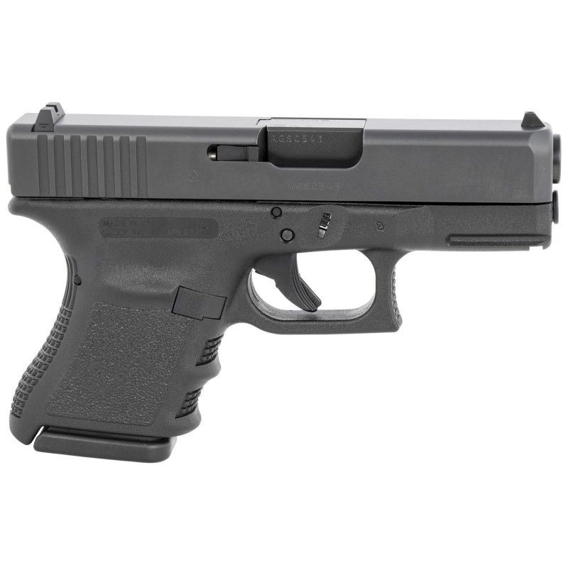 Glock UF2950201 G29 Short Frame 10mm Auto 3.78 Barrel 101 Black Frame  Slide Finger Grooved Rough Textured Grip Safe Action Trig