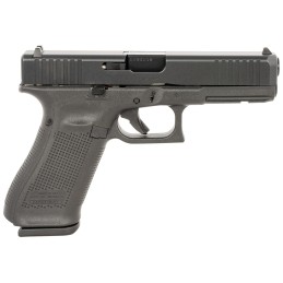 Glock UA175S201 G17 Gen5 Full Size 9mm Luger 101 4.49 Black GMB Barrel Black nDLC Serrated Slide Black Polymer Frame wAccessory 