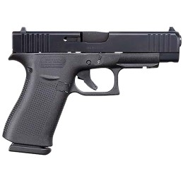 Glock UA4850201FR G48 Gen5 Slim Compact 9mm Luger 101 4.17 Black Steel Barrel Black nDLC Front RailSerrated Slide Black Polymer 