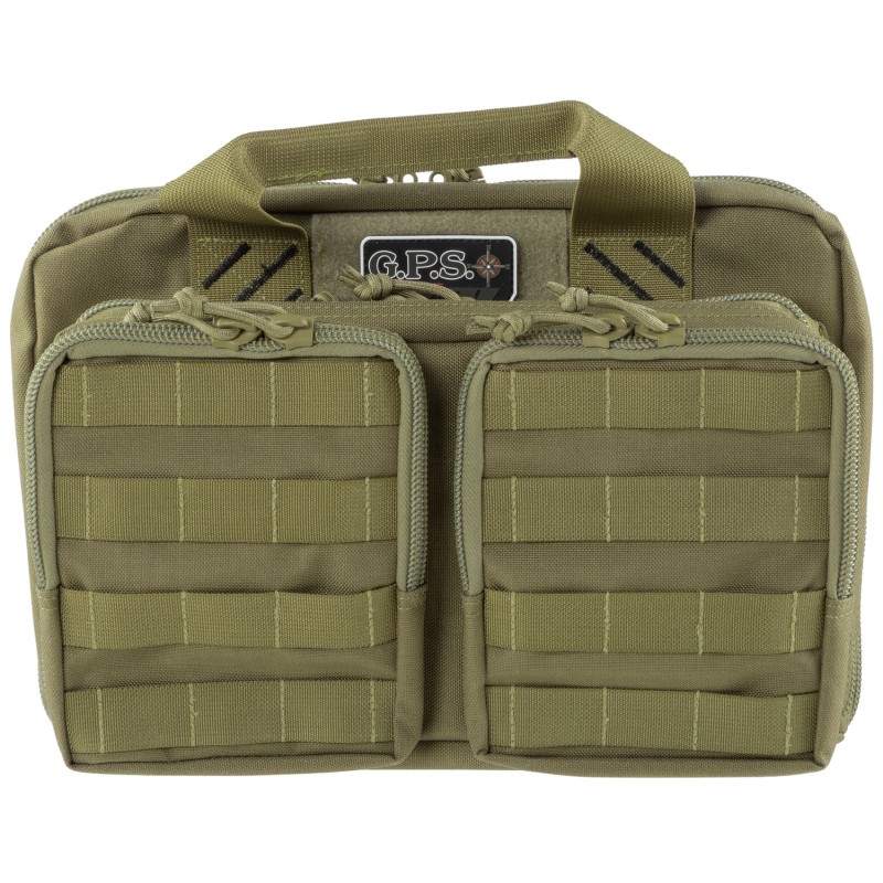 GPS Bags T1312PCT Tactical Quad 2 Tan 1000D Polyester with YKK Lockable Zippers 8 Mag Pockets 2  Ammo Front Pockets Visual ID St