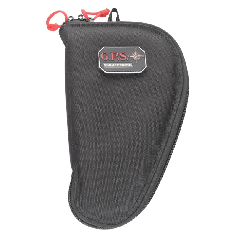 GPS Bags GPS855CPCB Contoured Discreet Case with Lockable Zippers  Black Finish for Compact  Subcompact 3 Barrel or Less