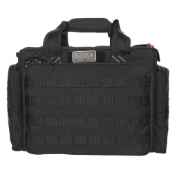 GPS Bags GPST1714LRB Tactical  Black 1000D Nylon Teflon Coating with Foam Cradle Holds 5 Handguns  Storage Pockets  Handgun Slee