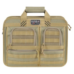 GPS Bags GPST1551BCT Tactical Operations Brief Case Tan 1000D Nylon with Visual ID Storage System 25 Unique Storage Pockets Upri