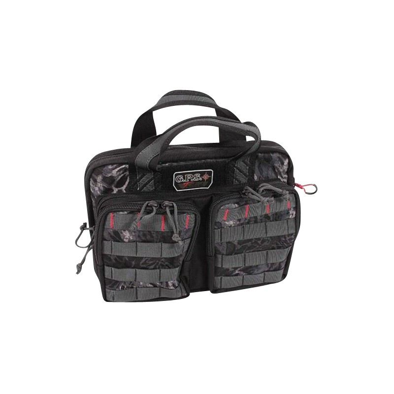 GPS Bags GPST1316PCP Tactical Quad 2 PRYM1 Blackout 1000D Polyester with YKK Lockable Zippers 8 Mag Pockets 2 Ammo Front Pockets