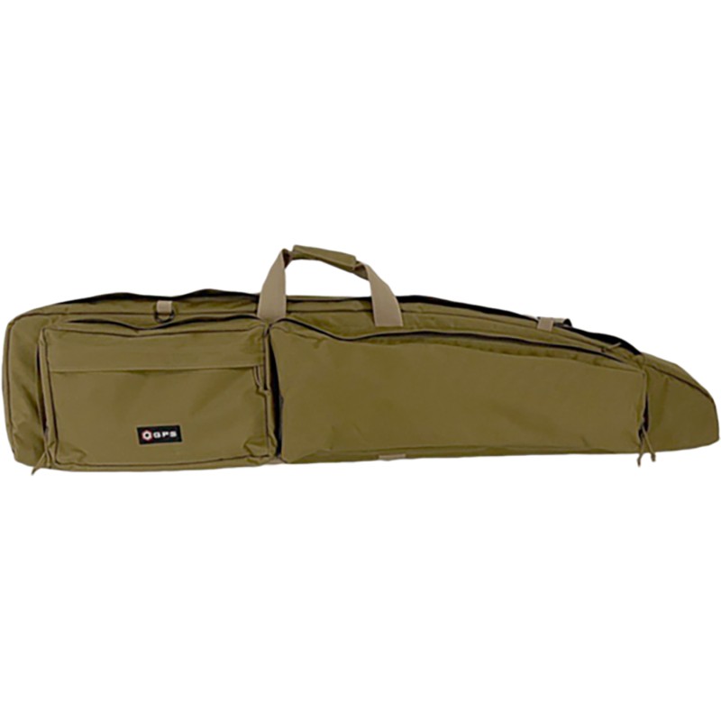 GPS Bags GPSDBRC50TAN Double Rifle Case 50 Tan