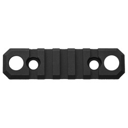 GrovTec US Inc GTSW241 3.1 Inch 5 Slot with Push Button Bases MLok  Black Anodized