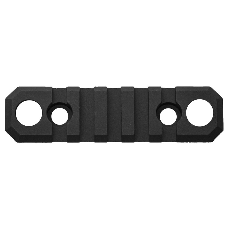 GrovTec US Inc GTSW241 3.1 Inch 5 Slot with Push Button Bases MLok  Black Anodized