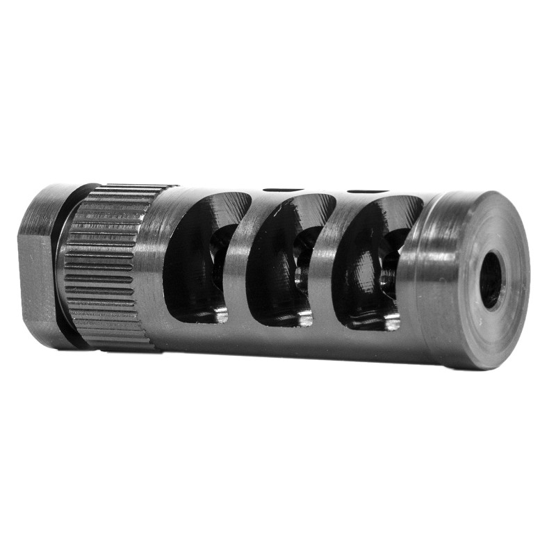 GrovTec US Inc GTHM315 GComp Muzzle Compensator Black Nitride Steel with 1228 tpi Threads for 223 Cal