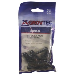 GrovTec US Inc GTHM51 Wood Screw  Swivel Studs 0.75 12Pack Black