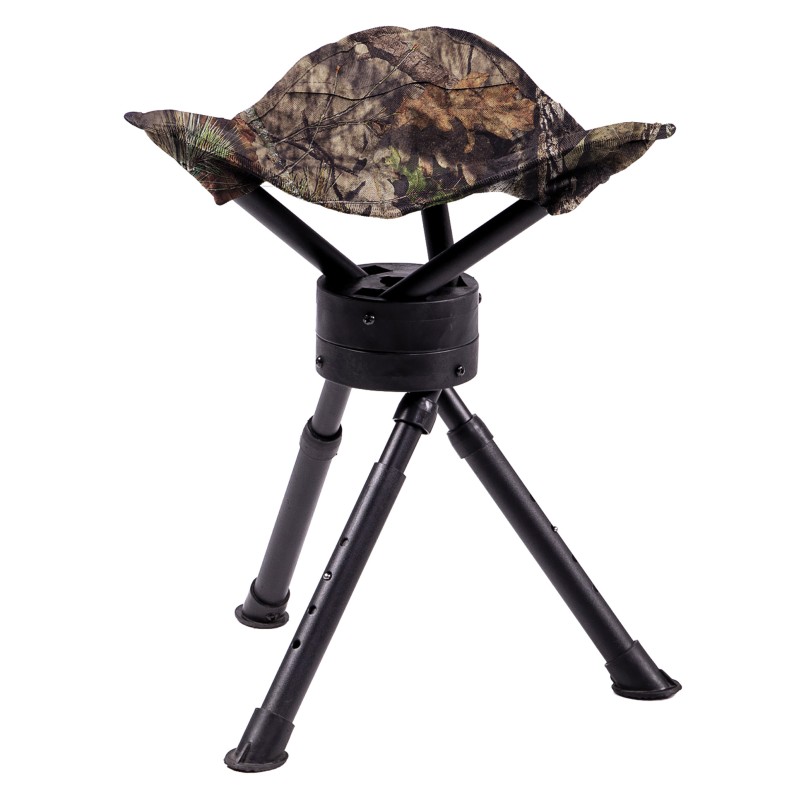 Ameristep AMSAMEFT1011 Tripod Stool  360 Degree Swivel Mossy Oak BreakUp Country Heavy Duty FabricSteel