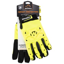 Walkers GWPSFHVFFIL2MD Impact Protection  YellowBlack SyntheticSynthetic Leather Medium