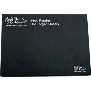 Steak Knife Set Black Wood