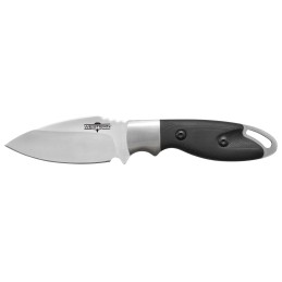 Camillus 19202 Western Kota 3.25 Fixed Plain Silver 420 Steel Titanium Bonded Blade Black G10 Handle Includes Sheath