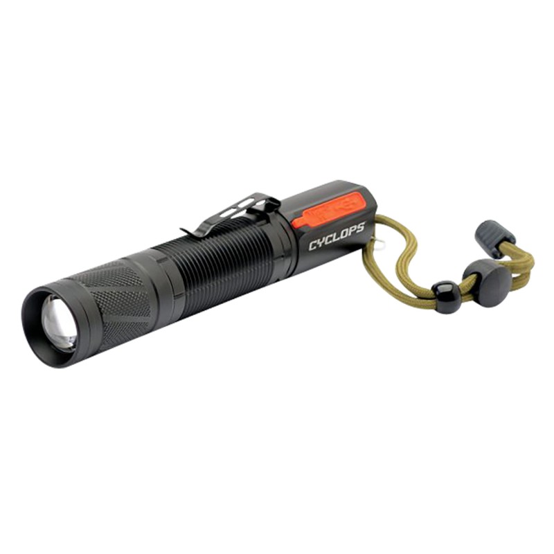 Cyclops CYCTF1200RC FX1200 Pocket Flashlight  Black 2101200 Lumens White LED