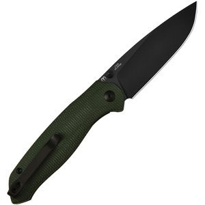 Aes Linerlock Green Micarta
