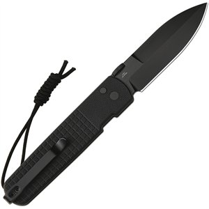 Locust Button Lock Black G10