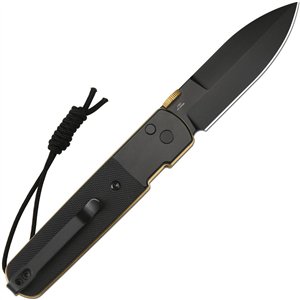 Locust Button Lock Black