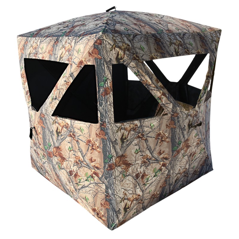 Muddy MUDGB250 Ground Blind 3Person Cervidae Camo 72 x 72 x 66