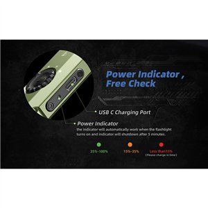 E26 Flashlight Green