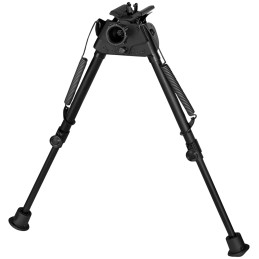 Harris Bipods SL2 Swivel L Swivel Stud 913 Black SteelAluminum SelfLeveling Legs Rubber Feet